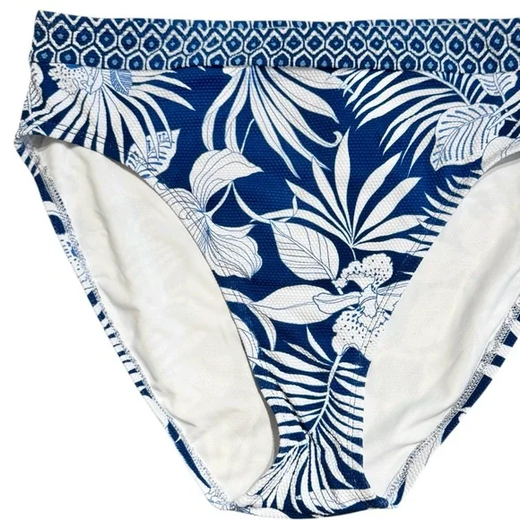 Tommy Bahama Island Cays Blooms High-Waist Bikini Bottoms - Picture 7 of 15